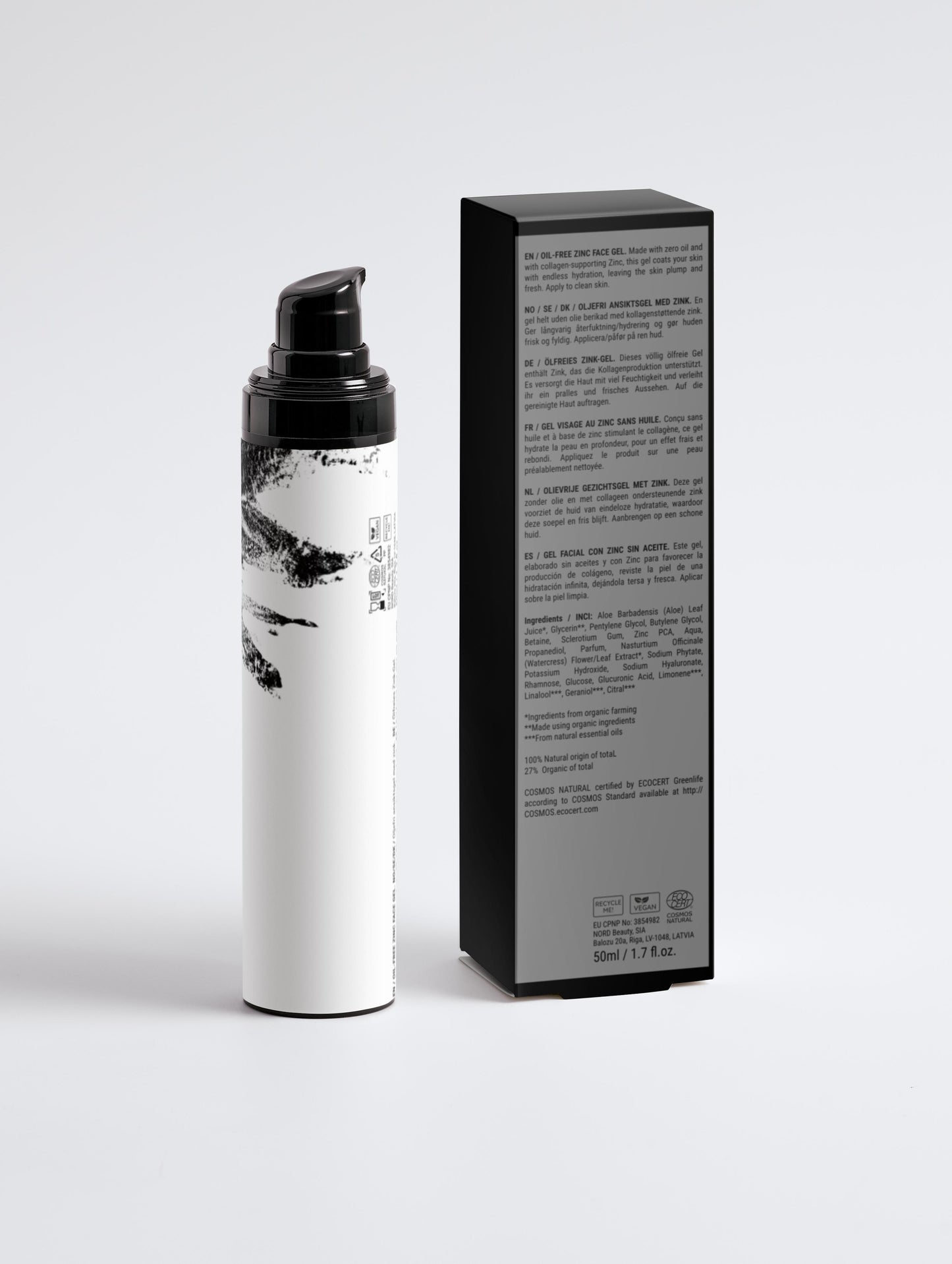 Oil-Free Zinc Face Gel for Men