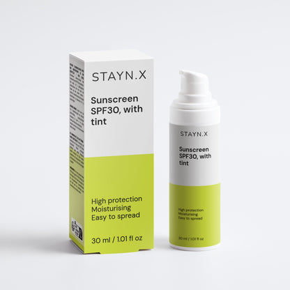 Sunscreen SPF30, with tint
