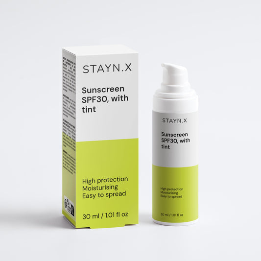 Sunscreen SPF30, with tint