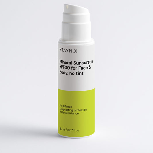 Mineral Sunscreen SPF30 for Face & Body, no tint